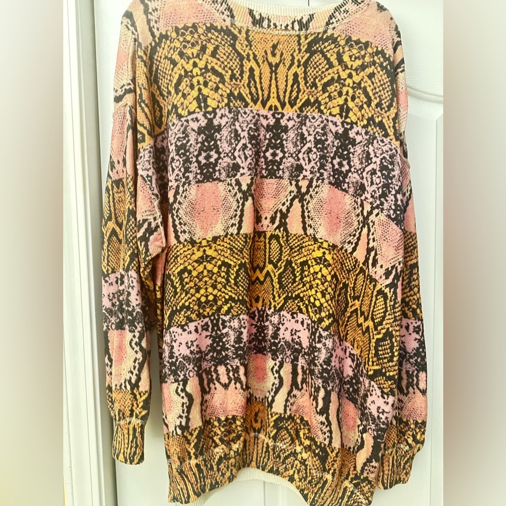 NWOT Free People Cosmos graphic pullover